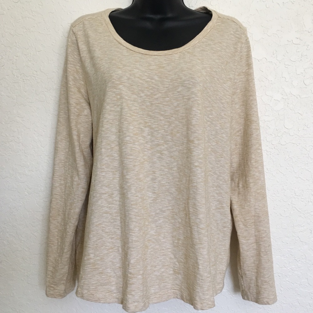 Ann Taylor LOFT long sleeve t-shirt top Size LARGE